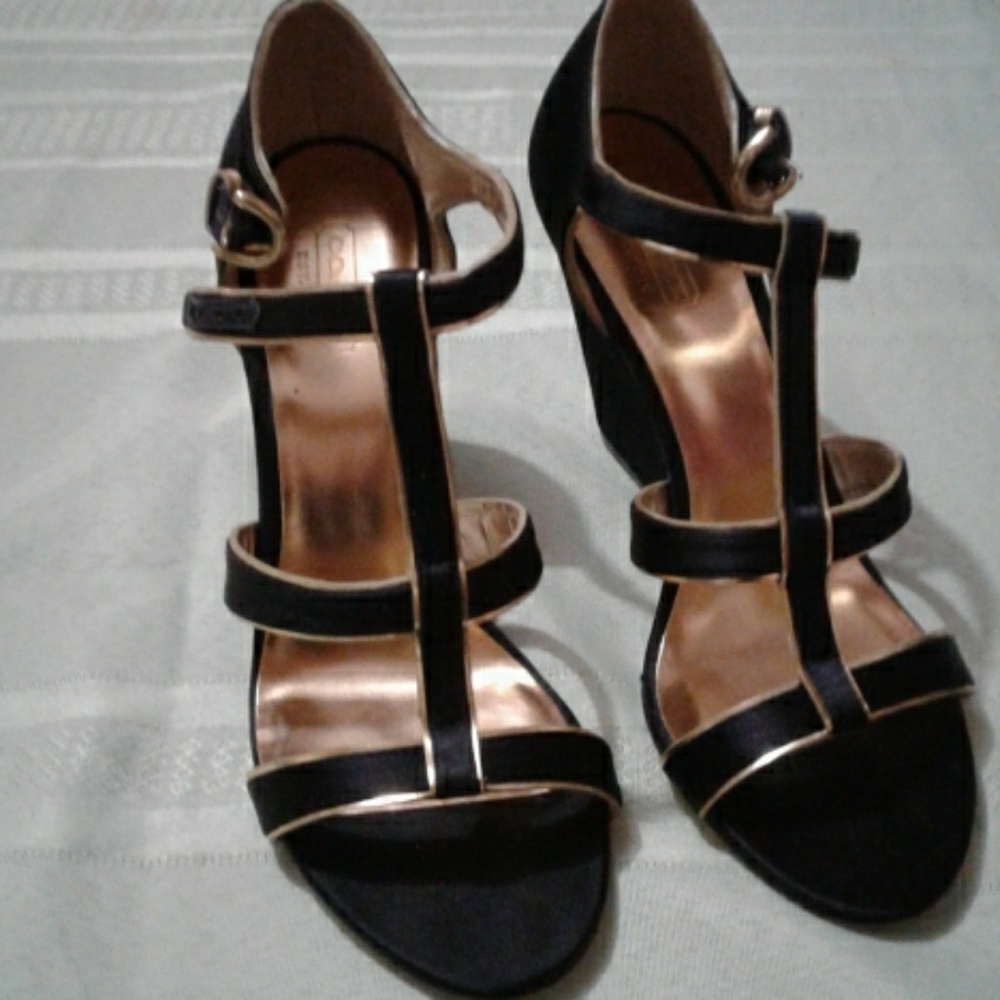 Coach black heels